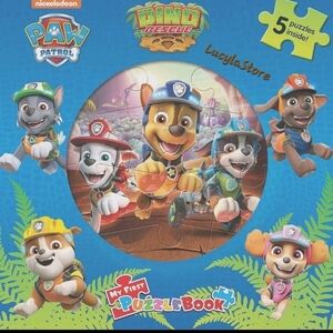 Paw Patrol Dino Rescue Puzzle Book for Kids